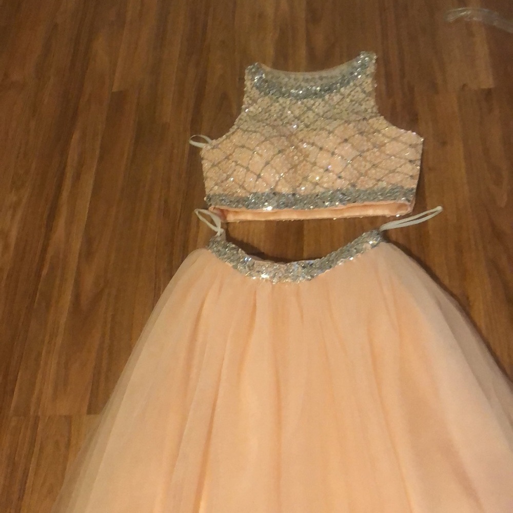 two piece prom dress or special occasion Dress - Picture 3 of 9